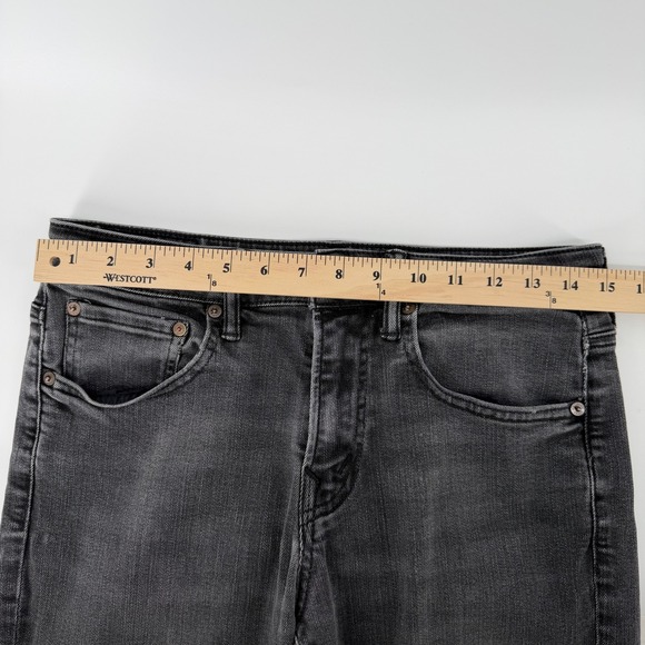 American Eagle Original Straight Jeans Mens 31x30 Black Ne(x)t Level Flex 1676 - Picture 9 of 16